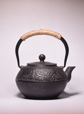 铁茶壶样板间摆件铸铁茶具新中式