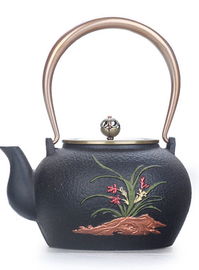 铸铁壶装饰摆件新中式样板间茶室