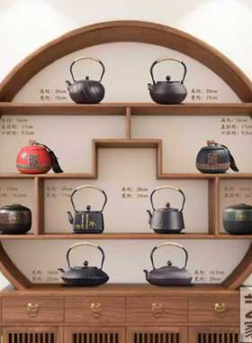 陶瓷茶叶罐摆件意式轻奢茶壶饰品