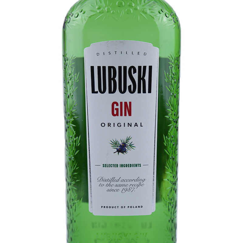 卢布斯基金酒 LUBUSKI GIN 波兰进口洋酒鸡尾酒调酒基酒烈酒700ml - 图1