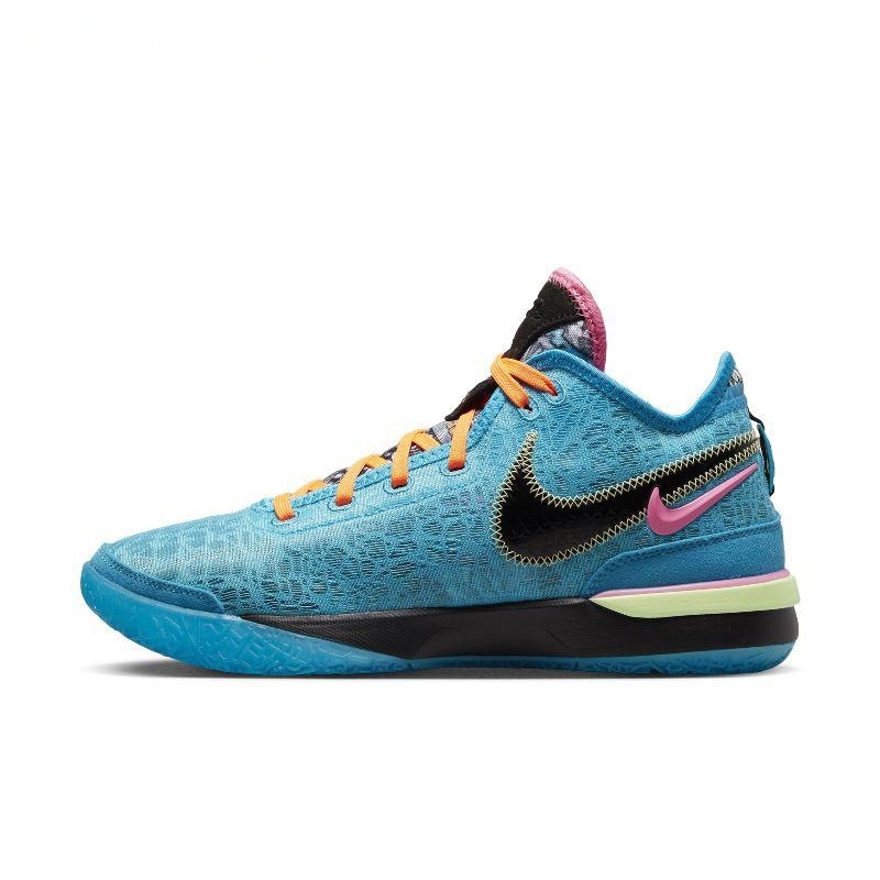 Nike/耐克 Zoom LeBron NXXT 蓝橙 鸳鸯低帮篮球鞋DR8788-900-400 - 图0