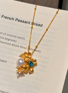 千夕 足金999玉兔抱珠黄金吊坠可爱女款情侣情人节生日礼物送女友