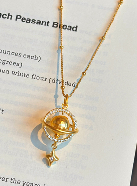 千夕 足金999小行星黄金吊坠情侣情人节生日礼物送女友