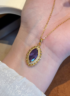 千夕 足金999爱神之眼黄金吊坠时尚春节情侣情人节生日礼物送女友