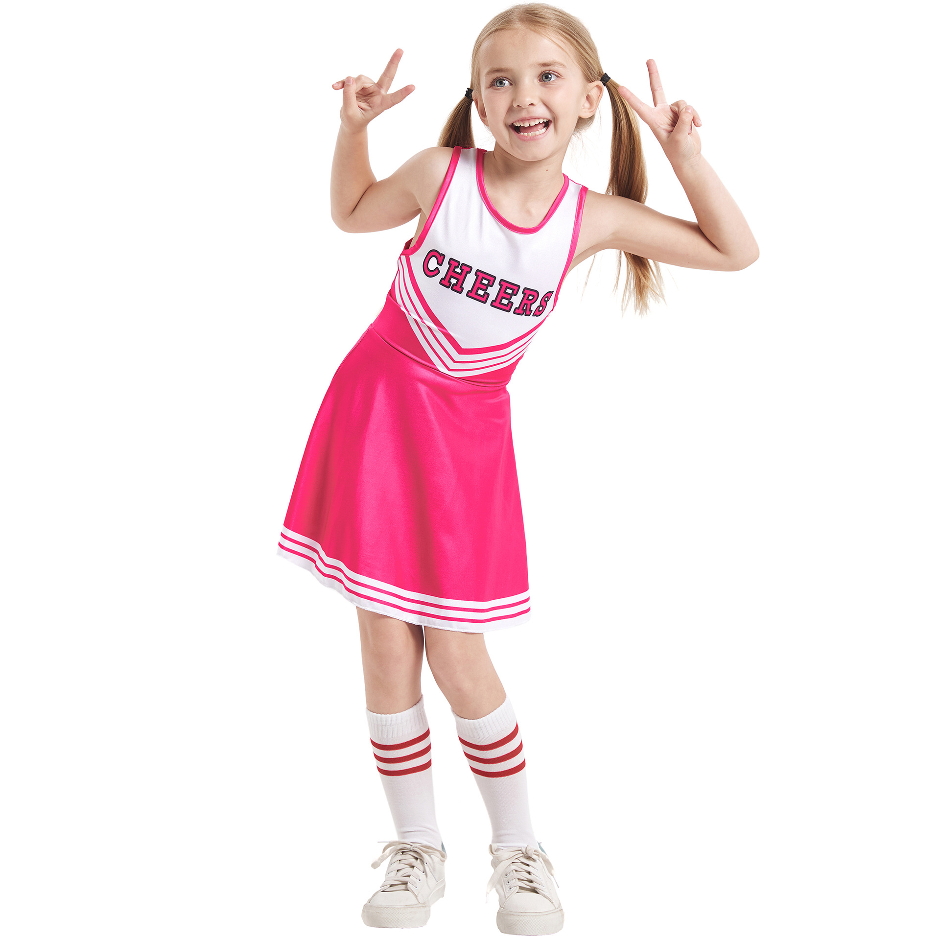 联赛篮球足球宝贝女拉拉队服团体表演女啦啦队服球服亲子连衣裙-图2