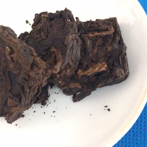 乾顺方茶 永兴茶厂2004年熟普洱小方砖 不是茶叶末压 每份重300克 - 图1