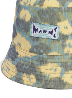 MARNI亚麻混纺经典渔夫帽