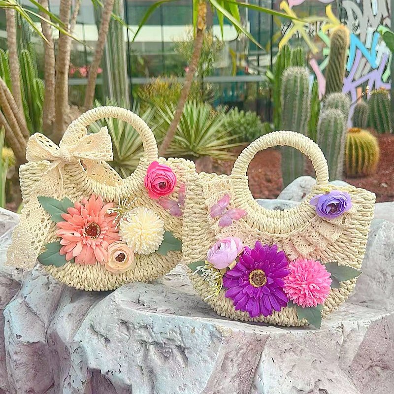 草编包diy材料包手工手提包花束活动暖场团建沙龙女神节日礼物,淘宝优惠券,粉丝福利购,淘宝优惠卷