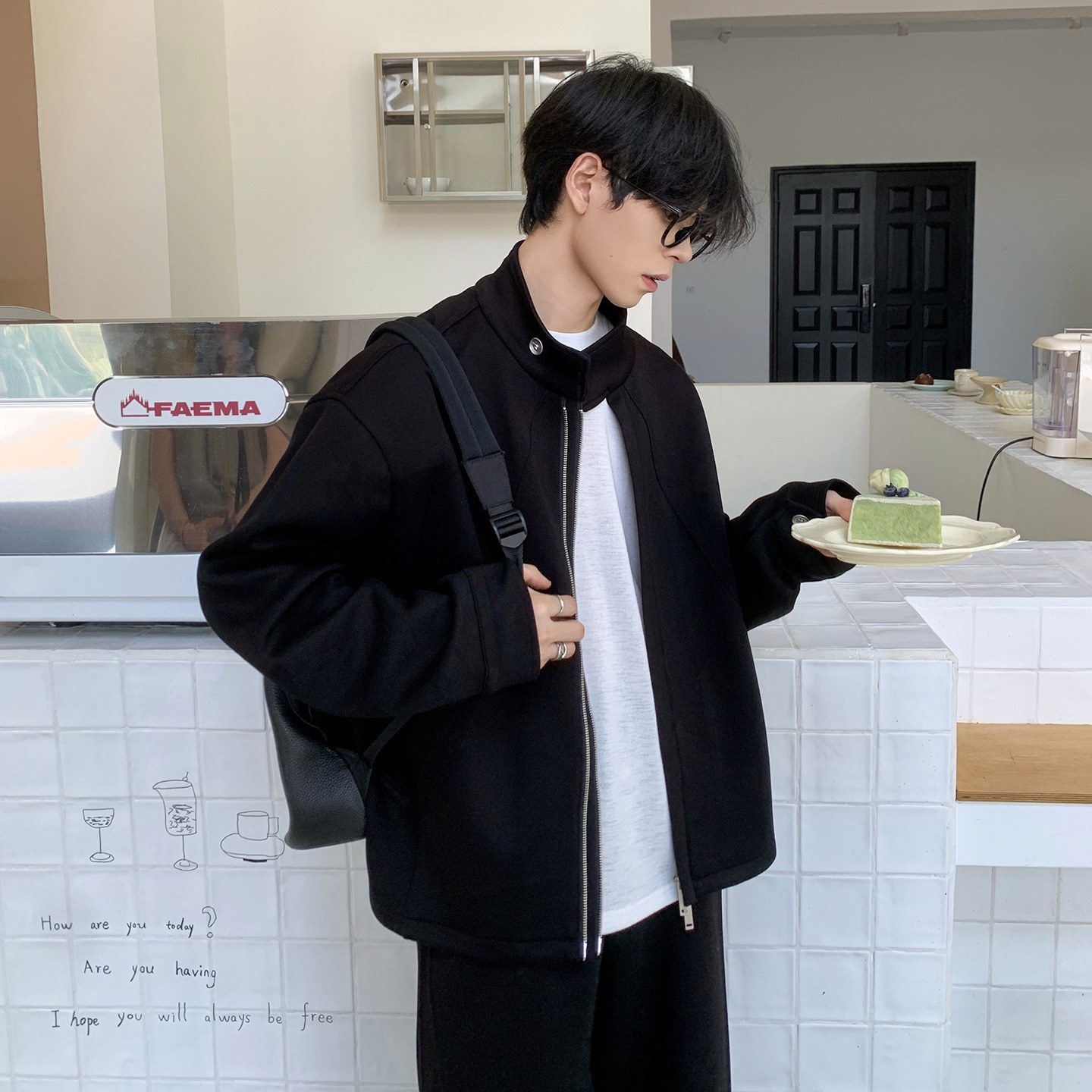 白口阳【〇压战服】空气棉懒人通勤套装男卫衣外套休闲卫裤两件套,淘宝优惠券,粉丝福利购,淘宝优惠卷