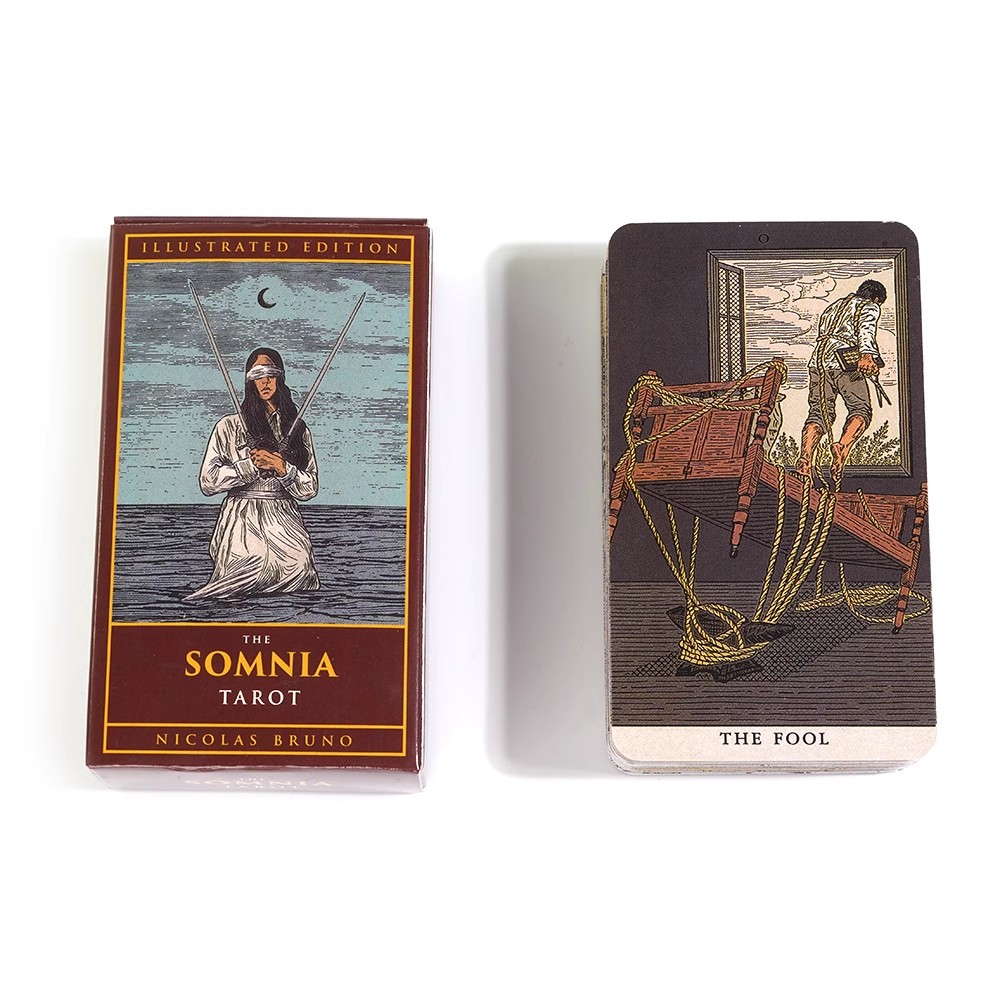 包邮 Somnia Tarot Illustrated索姆尼亚卡罗牌插画摄影风格纸牌-图2