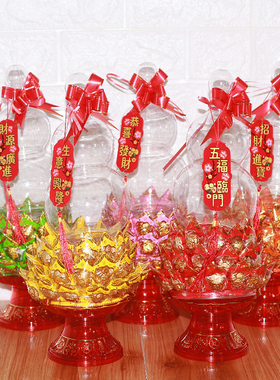 五谷丰登供佛现代简约新居葫芦