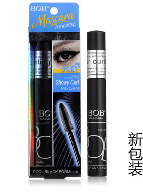 BOB惊艳纤长睫毛膏卷翘浓密曲线刷头染彩妆根根分明眼睫膏太阳花