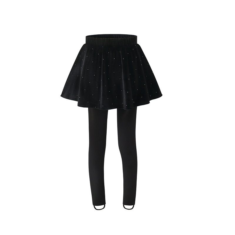 女童裤裙假两件秋冬款儿童加绒打底裤半身裙子丝绒短裙裤百搭洋气,淘宝优惠券,粉丝福利购,淘宝优惠卷