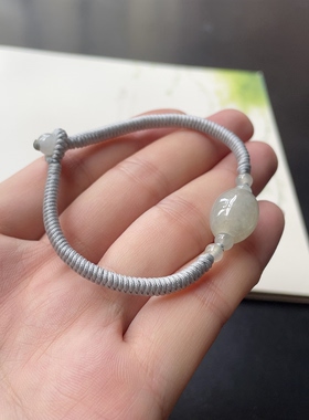 纯手工编织翡翠路路通手绳个性小清新手链