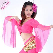 Belly dance blouses blouses Indian dance costumes shawl straps knotted and practiced to practice clothing web-yarn blouses