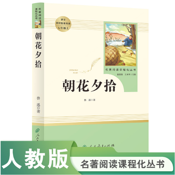 人教版名著阅读课程化丛书  七年级上册套装（朝花夕拾+西游记（上下）+镜花缘+白洋淀纪事+湘行散记+城南旧事+猎人笔记）7种共8册 - 图0