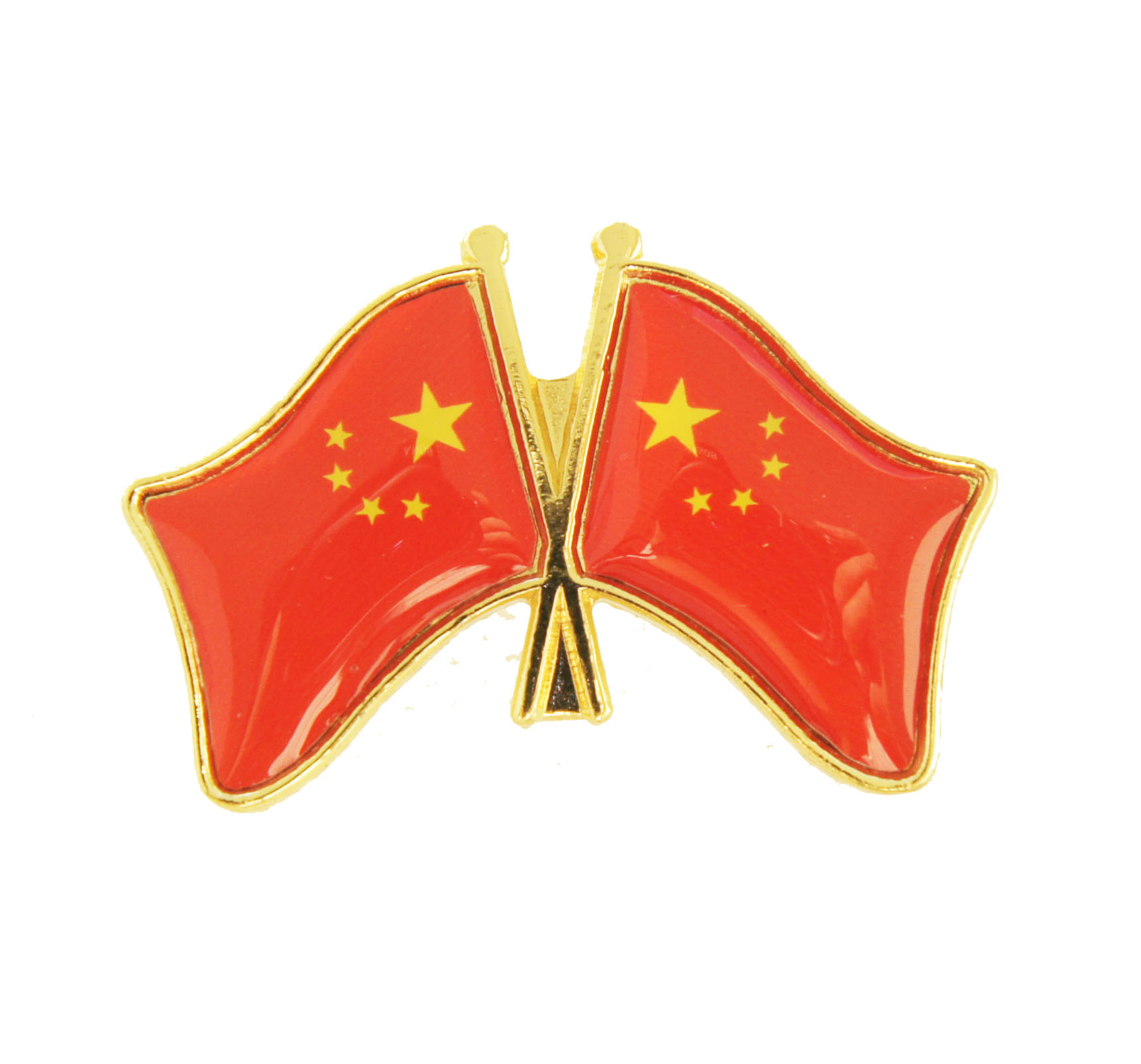 精工商务 双旗徽章 中国 新西兰 New Zealand Flag Pin 西装胸针 - 图3