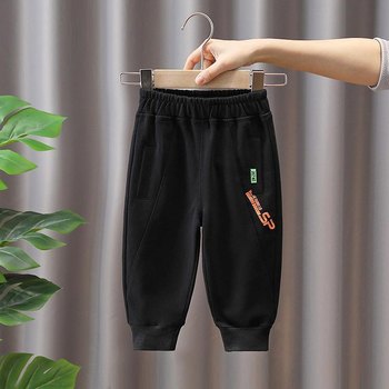 Pants ດູໃບໄມ້ລົ່ນຂອງເດັກນ້ອຍ Pants ບາດເຈັບແລະ Pants 2023 ພາກຮຽນ spring ແລະດູໃບໄມ້ລົ່ນແບບໃຫມ່ເດັກນ້ອຍຄົນອັບເດດ: ແລະອາຍຸກາງ, trousers ເດັກນ້ອຍ trendy