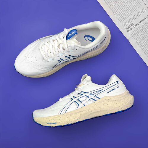 ASICS GT2000 14全黑2E4E加宽网布透气回弹男跑鞋1011C056 - 图3