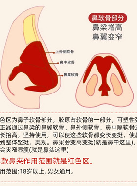 ems微电流脉冲美鼻器变挺鼻梁夹