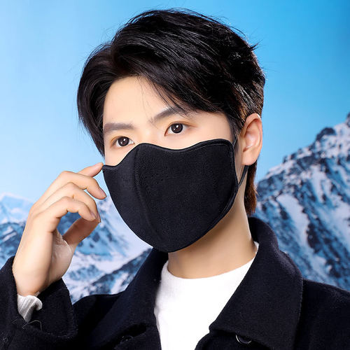 保暖口罩冬天防风防寒女高颜值2025新款骑行防冻面罩透气口罩RA - 图0