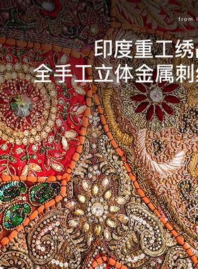 异丽东南亚民族风绣品挂画