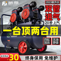 Rattan Air Compressor No Oil Silent Air Pump Small 220v Air Compressor Industrial Class Portable Woodworking Air Pump