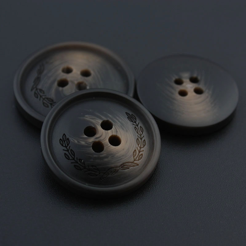 圆形树脂大衣纽扣风衣扣西装外套裤子棕色咖啡四眼钮扣树脂钮扣子,淘宝优惠券,粉丝福利购,淘宝优惠卷