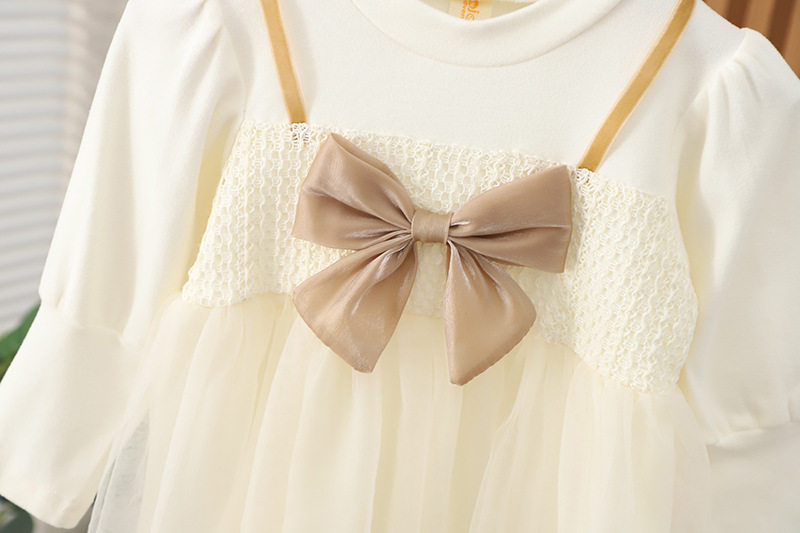 童装女童韩版连衣裙2023春秋新款网纱裙儿童甜美可爱公主裙子,淘宝优惠券,粉丝福利购,淘宝优惠卷