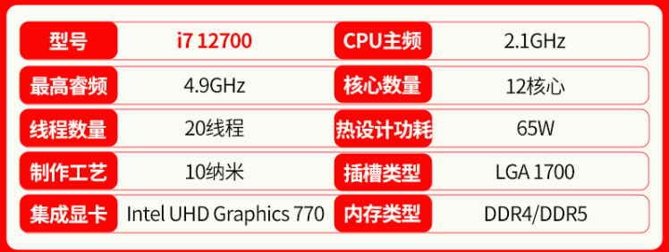 英特尔I3 12100F I5 12400F 12400 12600KF I7 12700F全新散片CPU-图2