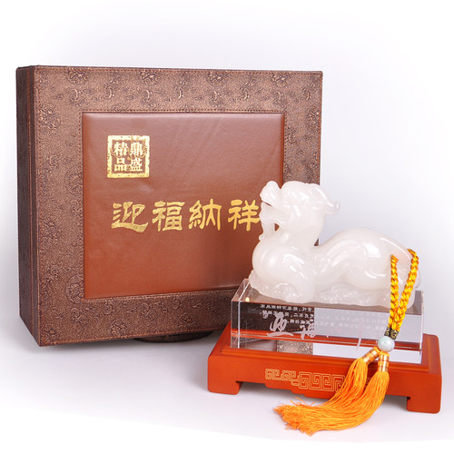 琉璃貔貅摆件迎福纳祥工艺品摆件开业礼品商务外事礼品办公室摆件 - 图3