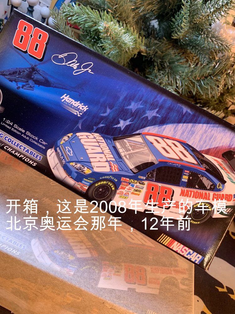 收藏级明星赛车手Dale Earnhardt Jr夺冠雪弗兰1:24合金赛车车模-图0