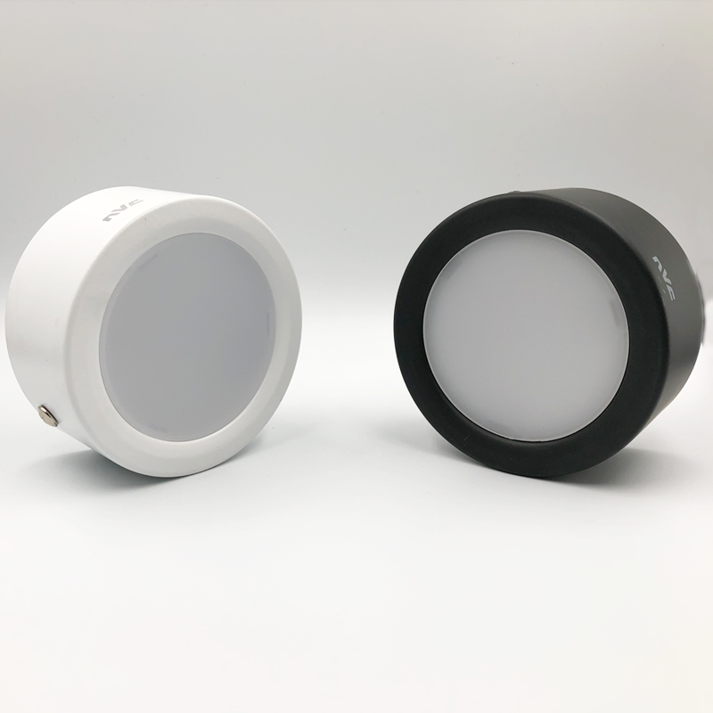 雷士明装筒灯走廊过道超薄顶灯白色黑色免开孔灯具nled9484M/9486,淘宝优惠券,粉丝福利购,淘宝优惠卷