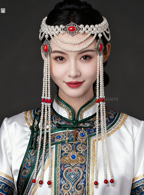 舞蹈复古头饰发饰新娘妆民族风