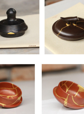 中舍金缮玉器陶瓷古董修补文玩