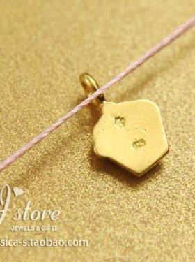 丝线款 银镀金【纸杯蛋糕】吊坠 许愿项链  美国Dogeared正品