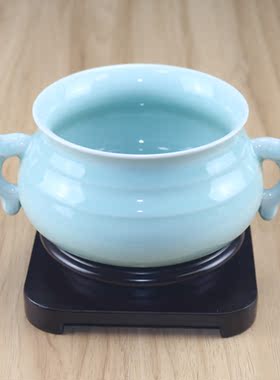 香炉禅意会所新中式风玄关陈设品