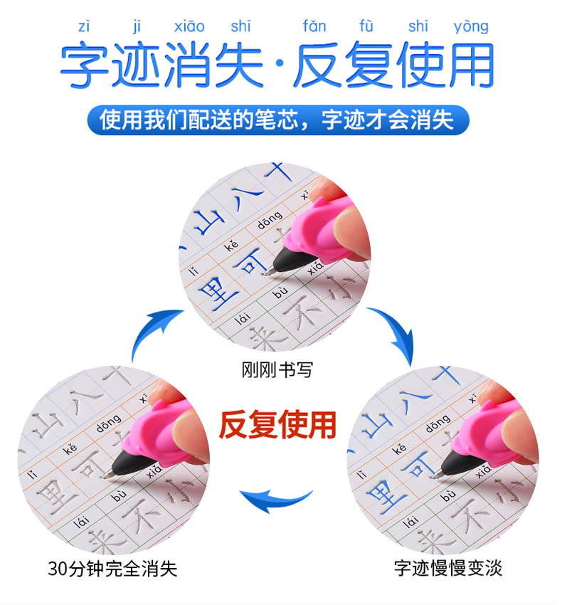 儿童凹槽练字帖写字本幼儿园学前班大班启蒙初学者入门基础练习 - 图2