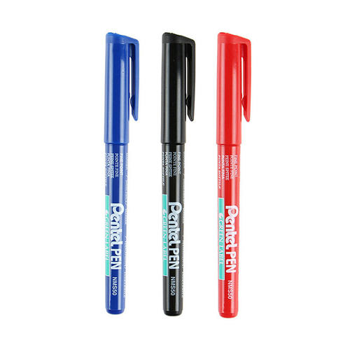 Pentel 派通记号笔 NMS50 蓝色油性笔 1.0mm细芯打点笔 - 图3