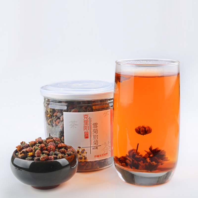 新疆野生昆仑雪菊胎菊王冰山天山雪菊冰山雪菊菊花茶 样 4 发 1 买 新疆野生昆仑雪菊胎菊王冰山天山雪菊冰山雪菊菊花茶 样 4 发 1 买