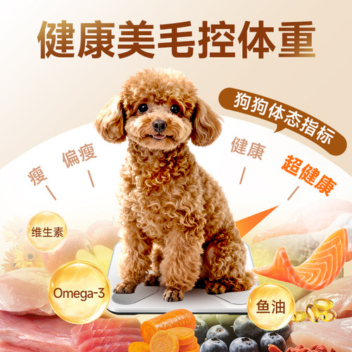 耐威克狗粮泰迪专用高鲜肉美毛健骨补钙粮通用型装全期全价犬主粮 - 图2