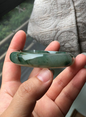 天然A货缅甸料翡翠玉石手镯正圈