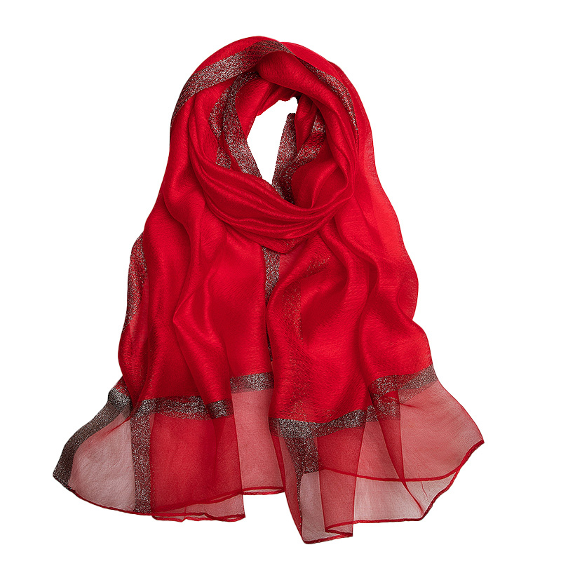 杭州丝绸真丝围巾高档秋冬长款女丝巾桑蚕丝披肩两用送礼盒正品,淘宝优惠券,粉丝福利购,淘宝优惠卷