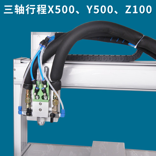 双液灌胶机全自动三轴平台点胶机PLC系统加热清洗功能搅拌压力桶 - 图2