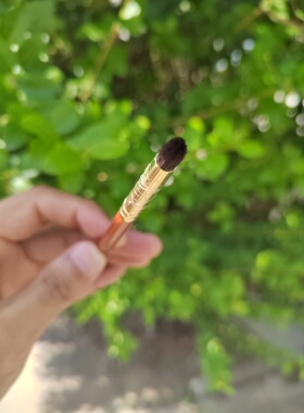 艾诺琪化妆刷韶华系列g125锥形晕染刷提亮刷细光峰羊毛实木柄微瑕