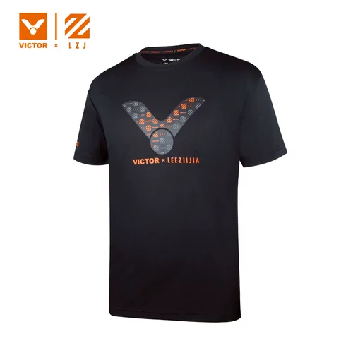 Подлинная виктора Victory Badminton Clothing Li Zijia совместная серия Covestan Tie Men and Women T-LZJ302