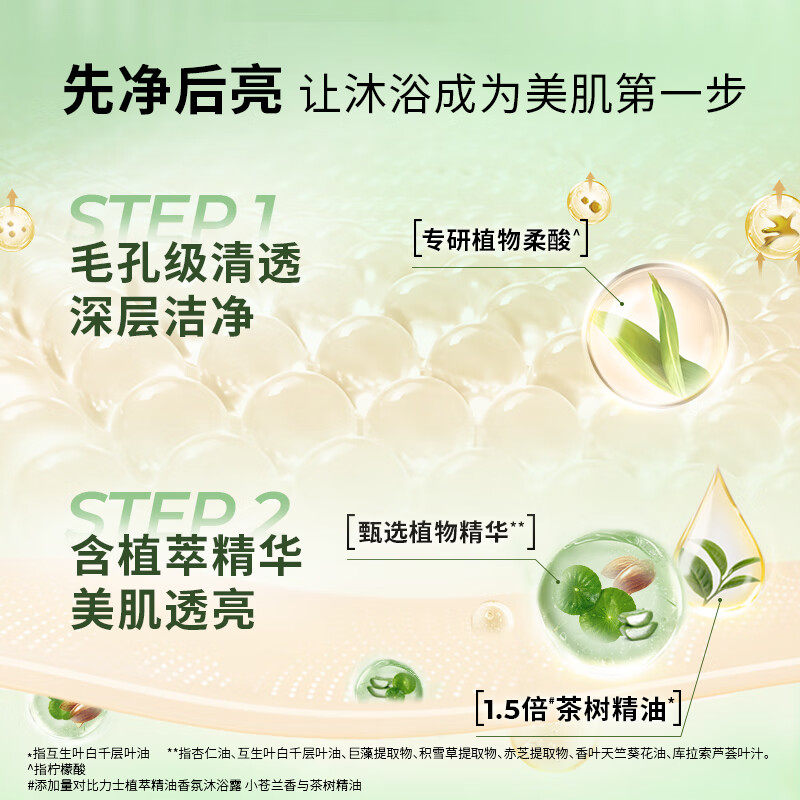 力士植萃精油香氛沐浴露 小苍兰香750G?