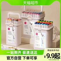 Right-hand Mark Pen Double Head Oily Water Colored Pen Genuine Suit Children Special Handpainted Cartoon 12 12 24 36 36