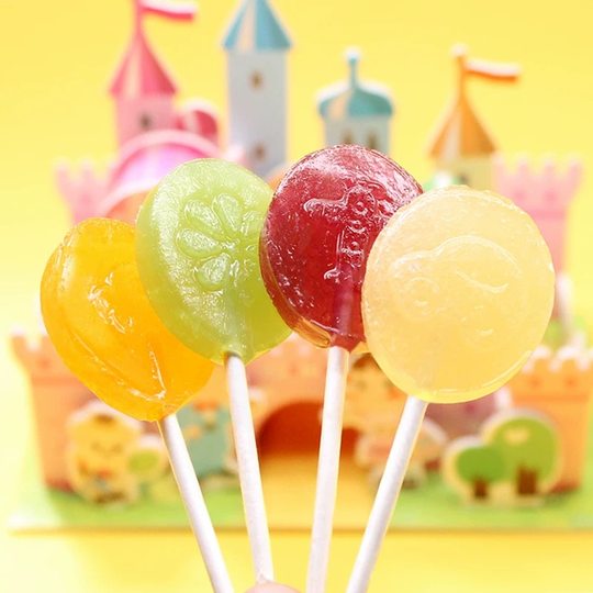 Fujiya Fruity Lollipops 8-pack