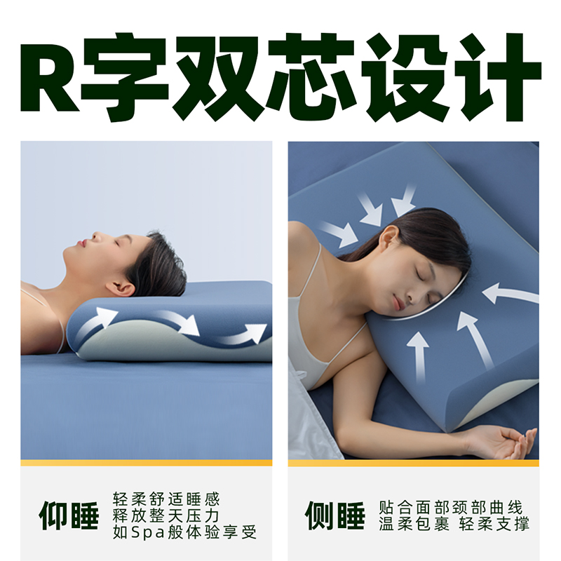 喵满分亚朵枕头同款深睡记忆绵枕Pro枕芯助眠护枕成人星球酒店枕